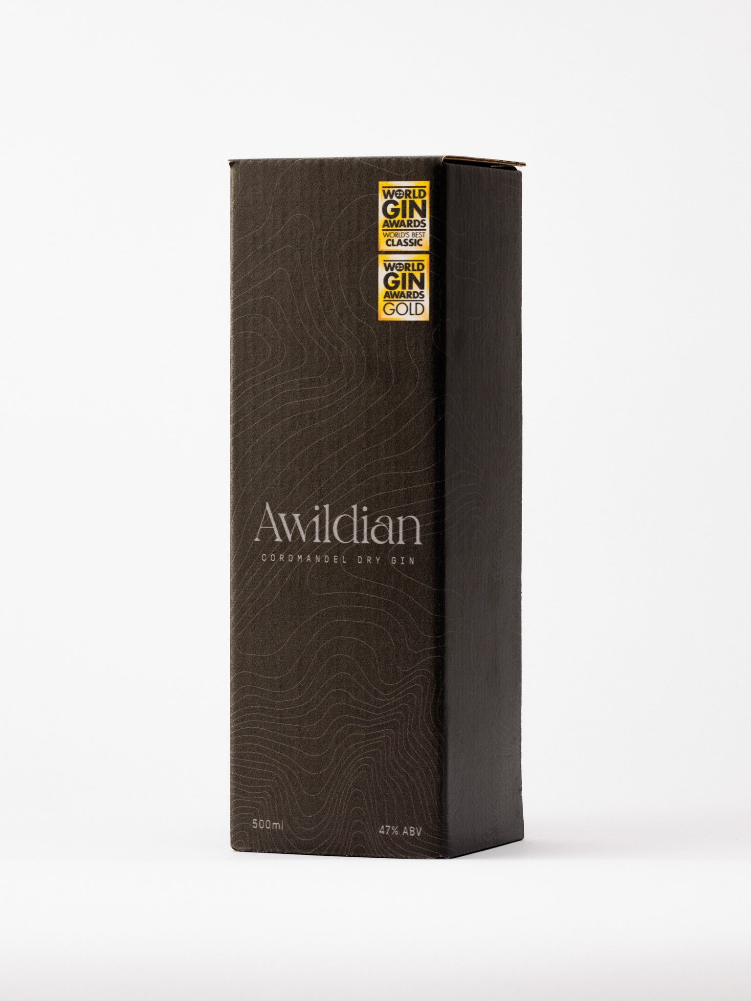 Gift box made for 500ml bottle of nz made premium classic gin
