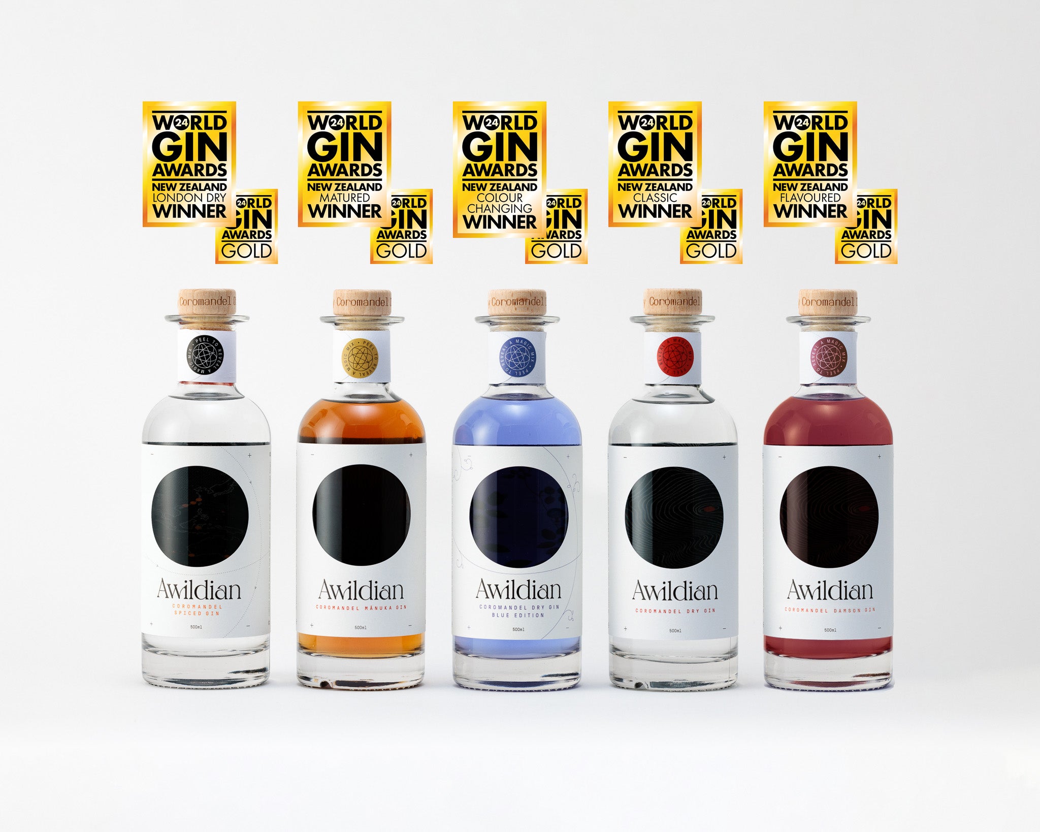 Awildian Gin is the first distillery to win five Country Winner Gold awards at the World Gin Awards